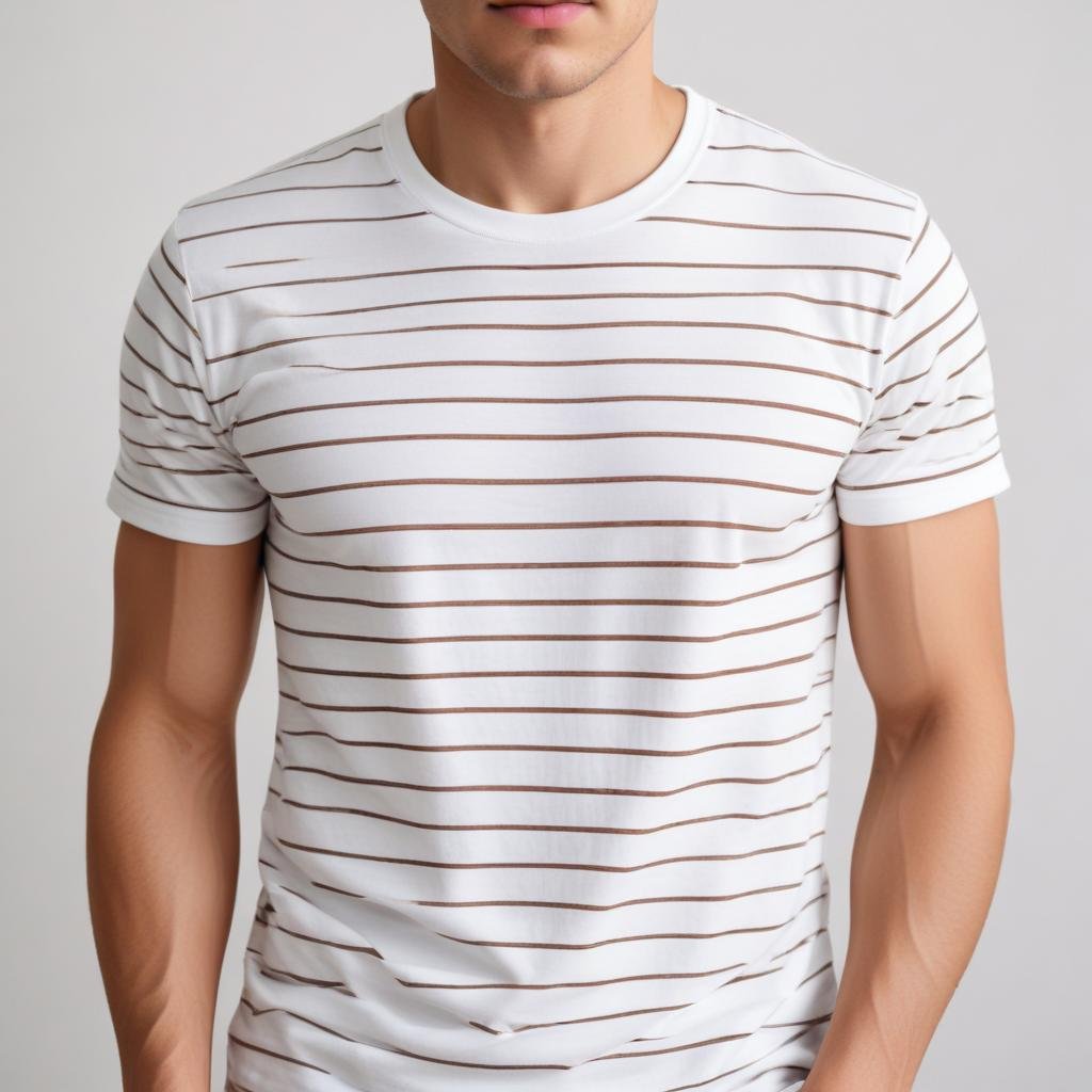 Erkek Çizgili Tişört